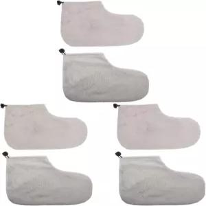 Beautify 3쌍 Wammer Mitts 보온 천 테리 뷰티 랩 핫 코튼 커버 부츠 보습 가방 작업용 발 단열 라이너