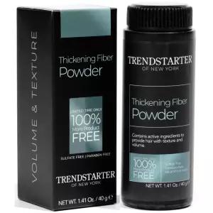 트렌드스타터 - 증점 섬유 파우더 40g 모든 헤어 컬러를 위한 천연 매트 피니시 스타일링 즉각적인 두께