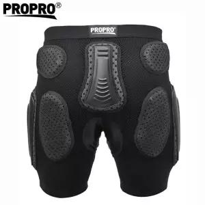PROPRO 야외 스포츠 성인 사이클링을위한 통기성 엉덩이 패딩 반바지 스키 스케이트 보드 보호 장비 SXL