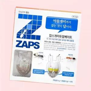 잡스 개미약 개미듀얼베이트 6개입 여왕 애집 유령 개미 유인 설치형 과립 액상 퇴치제 4543984