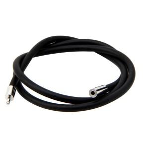 16 인치 3mm 고무 코드 목걸이, 스테인리스 스틸 클로저 쥬얼리