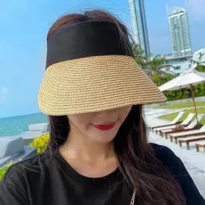 /신상오픈런 여성 여름 바다 밀짚햇 모자 일상 라탄 썬캡