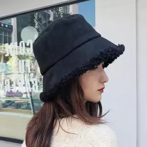 /신상오픈런 여성용 겨울 스웨이드 털내장 벙거지 모자