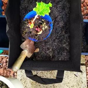 가벼운 화분 부직포 베란다 텃밭 사각 40x30 옥상