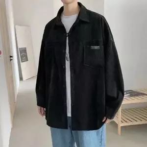 [하프클럽/]골덴 봄 가을 오버핏 코듀로이 셔츠 남방 자켓