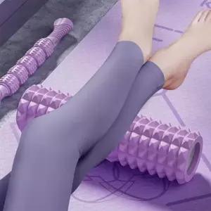 EVA 종아리 필라테스 요가 종아리 마사지 퍼플 폼롤러 스포츠용폼롤러 (WE22A3A)