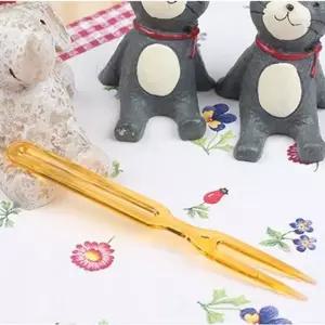 일회용 칼라포크 아이스골드 8.8cm 벌크 1000개 1봉 수저 (W2BAF6E)