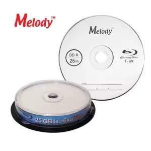 (멜로디)블루레이 6배속 25GB BD-R 10P CAKE (W16126B)