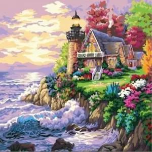 등대 유화 명화 빈티지그림 DIY작업실 명화 홈갤러리 diy명화 명화그리기 diy명화그리기
