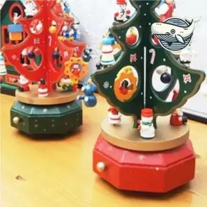다용도 멜로디 뮤직박스 크리스마스 장식 소품 미니오르골 트리오르골 선물용오르골