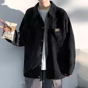오버핏 스트라이프 셔츠 긴팔 남자 빅사이즈 와이셔츠