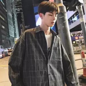 단가라 신상셔츠 데일리 스트라이프 긴팔 체크셔츠