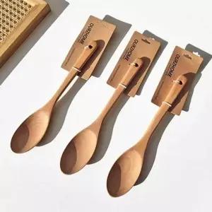 [RIZPICK]볶음용 조리용 주방 스패튤라 주걱 나무 원목 키친툴 느티나무