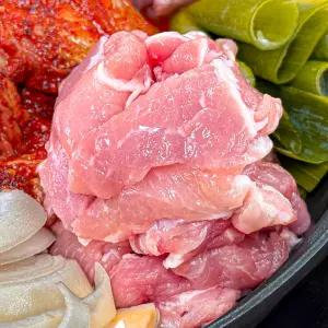 푸짐하고 신선한 한돈 냉장 뒷고기 모듬 총 1kg(500g X 2팩)