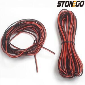 STONEGO WS2812 RGB LED 스트립용 2핀 연장 와이어 케이블, 22AWG, 5m10m20m 길이 옵션 사용 가능