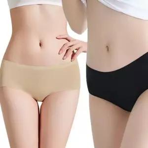 [라일리여성언더웨어] Rly 심리스 여성 무봉제 팬티 누디 여성 드로즈 팬티