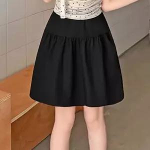 [라일리여성의류] Rly 하이 여성 플레어 스커트 밴딩 여성 치마 데일리