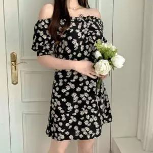 [라일리여성의류] Rly 플라워 여성 오프숄더 원피스 미니 바캉스 오프숄