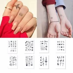 반영구 바디 헤나 도안 스티커 레터링 타투 여름 감성 헤나타투스티커 (WEDE1ED)
