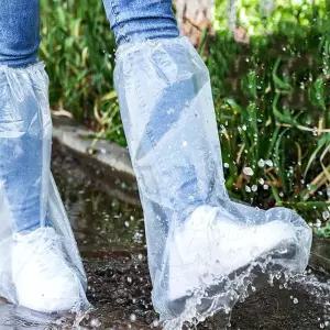 휴대용 신발커버 비상용 일회용 롱 장마철신발 장화