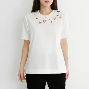 루미온비즈자수티셔츠 TBF3050