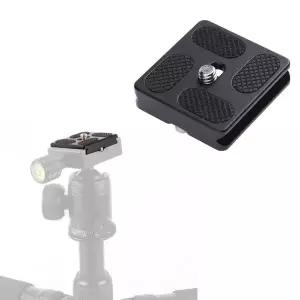 DSLR 카메라 릴리즈 퀵 플레이트 미니 브라켓 마운트 삼각대 거치대 (W896DBE)