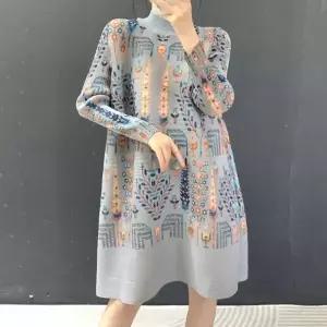플라라 (88까지)플리츠유니크패턴원피스