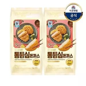 [사조대림][대림냉동] 더 바삭한 돈까스 420g x2개 /통등심/치즈