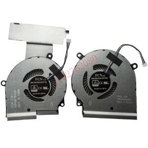 HP 호환OMEN 15-DC 15-DC0013TX 15-dc0007TX TPN-Q211 시리즈용 교체용 CPU+GPU 냉각 팬