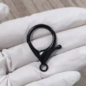 오너클랜 TBZ 게고리 32mm 블랙 써지컬 아연합금 랍스터고리 d링 연결고리부자재 자물통개고리