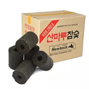 야자숯(10봉지)한박스 1kgX10봉지 바베큐 연료 비비 용품 바비 BBQ 그릴 캠핑