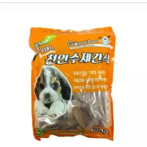 굿펫 수제간식 돼지귀 슬라이스 500g