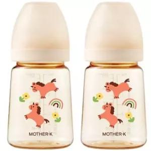 마더케이 베이직 PPSU 유니콘 젖병 180ml (무꼭지) X2개
