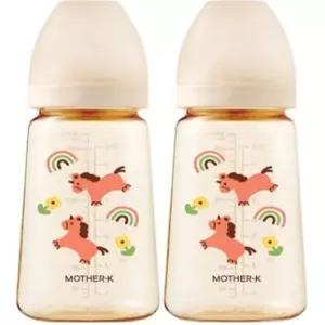 마더케이 베이직 PPSU 유니콘 젖병 280ml (무꼭지) X2개