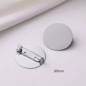 DIY 원형 브로치 만들기 재료 대형 30mm