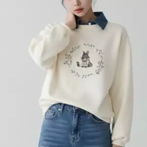 HPC-1007872 맨투맨 티 데님카라