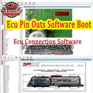 ECU 핀아웃 소프트웨어 부팅 연결 컬렉션 수리 파일 초보자 가이드 편집 가능 배선도