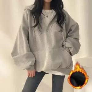 여성 후드티 기모 하프집업 소프트 2컬러 LK-T011