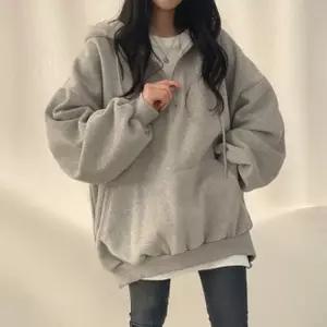 여성 후드티 기모 LK-T011 2컬러 소프트 하프집업