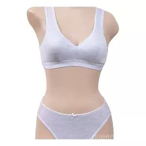 땀흡수 좋은 학생 1단계 브라 팬티 세트