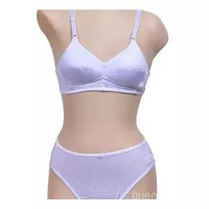 하트무늬 학생 2단계 브라 팬티 세트