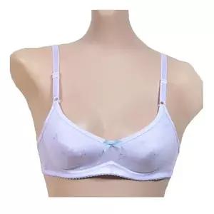리본포인트 학생 2단계 A컵 브라 팬티 세트