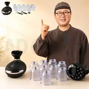 김오곤 원장 핫풀려 365 목 어깨 허리 종아리 뭉친 근육 이완 무선 온열 저주파 마사지기 1세트