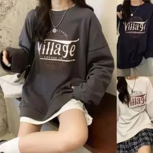 여성 티셔츠 나시 레이스 캐주얼 좋은 하게 맨투맨 입기 형광 레터링 포인트 빅