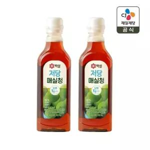 백설 저당 매실청 645g x2개