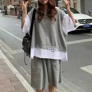 트레이닝복 오버핏 상하의세트 빅사이즈 투피스