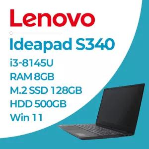 Lenovo Ideapad S340 / i3-8145U / RAM 8GB / M.2 SSD 128GB / HDD 500GB / WIN11