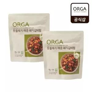 [올가] 동물복지 매콤 돼지갈비찜(450g)X2개