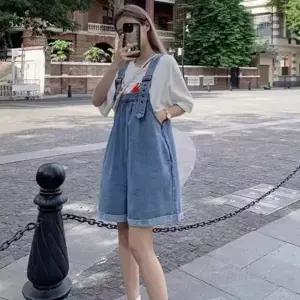 신상바지 와이드 바지 멜빵 멜빵치마 밴딩 팬츠 신상