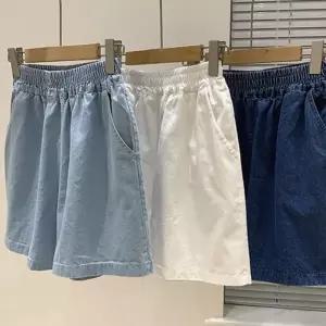 핫팬츠 휴가 신상 5부반바지 밴딩바지 여자핫팬츠 면